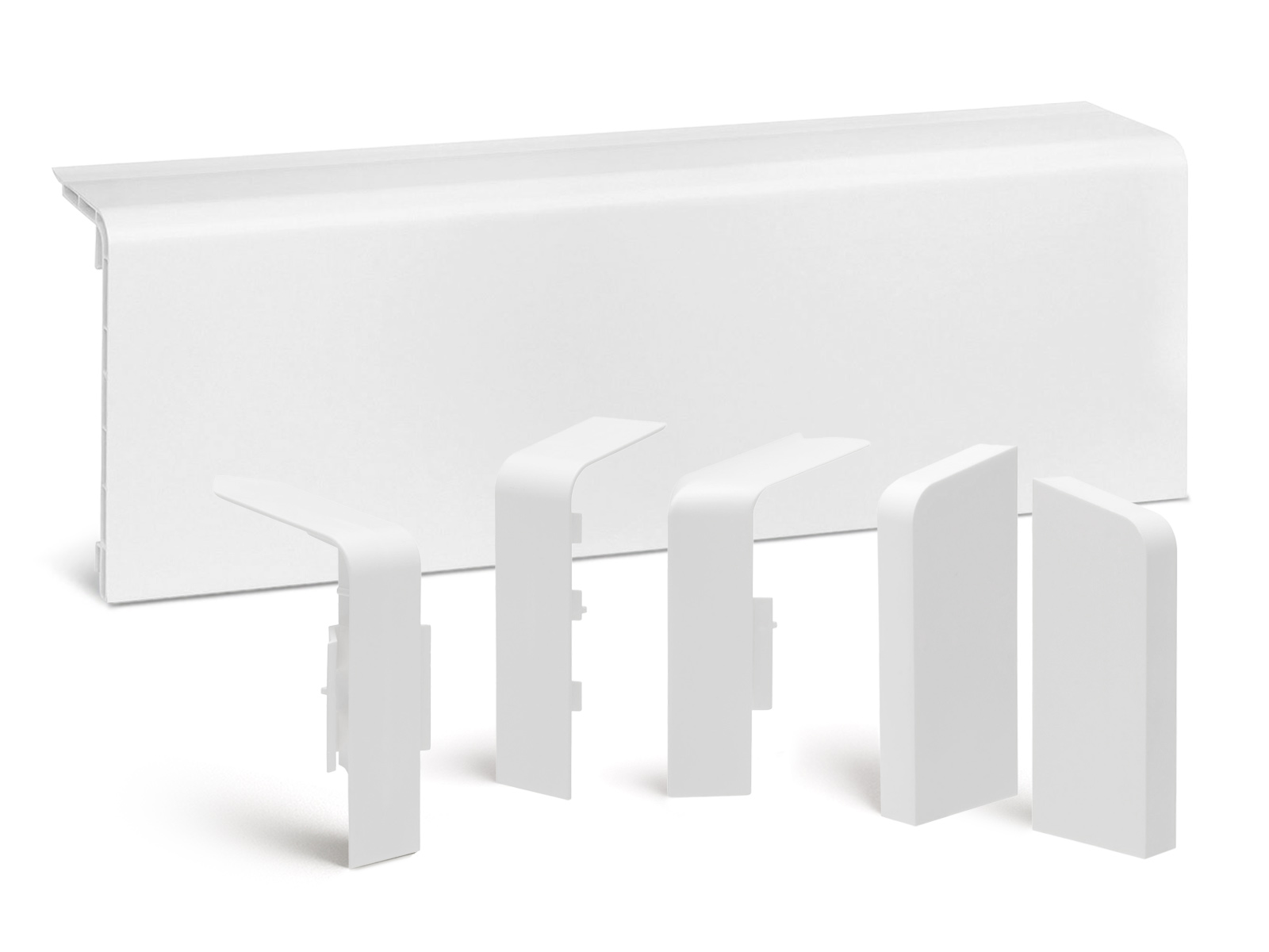 Rohrverkleidung PVC weiß RAL9016