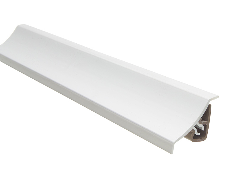 PVC Küchenleiste weiß 23x25mm inkl. Montageprofil