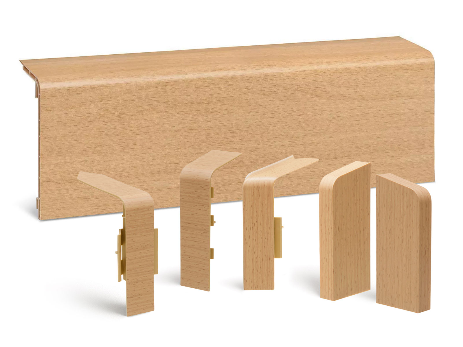 Heizungsrohrverkleidung PVC Buche