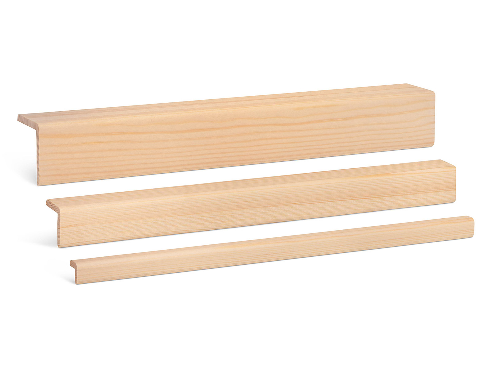 Winkelleiste Massivholz Kiefer roh