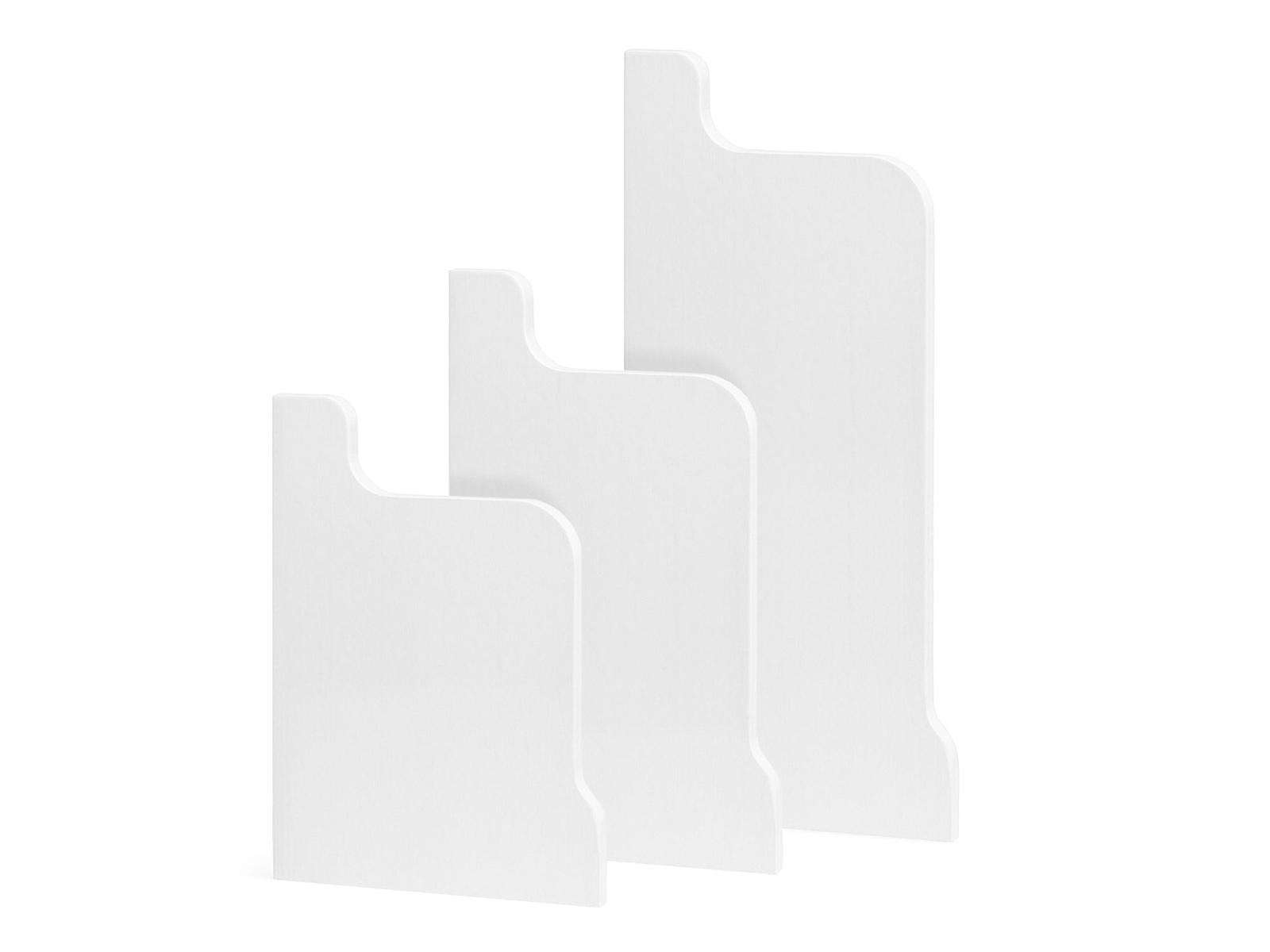 Endkappe Heizrohrabdeckung Buche - weiß lackiert RAL 9016