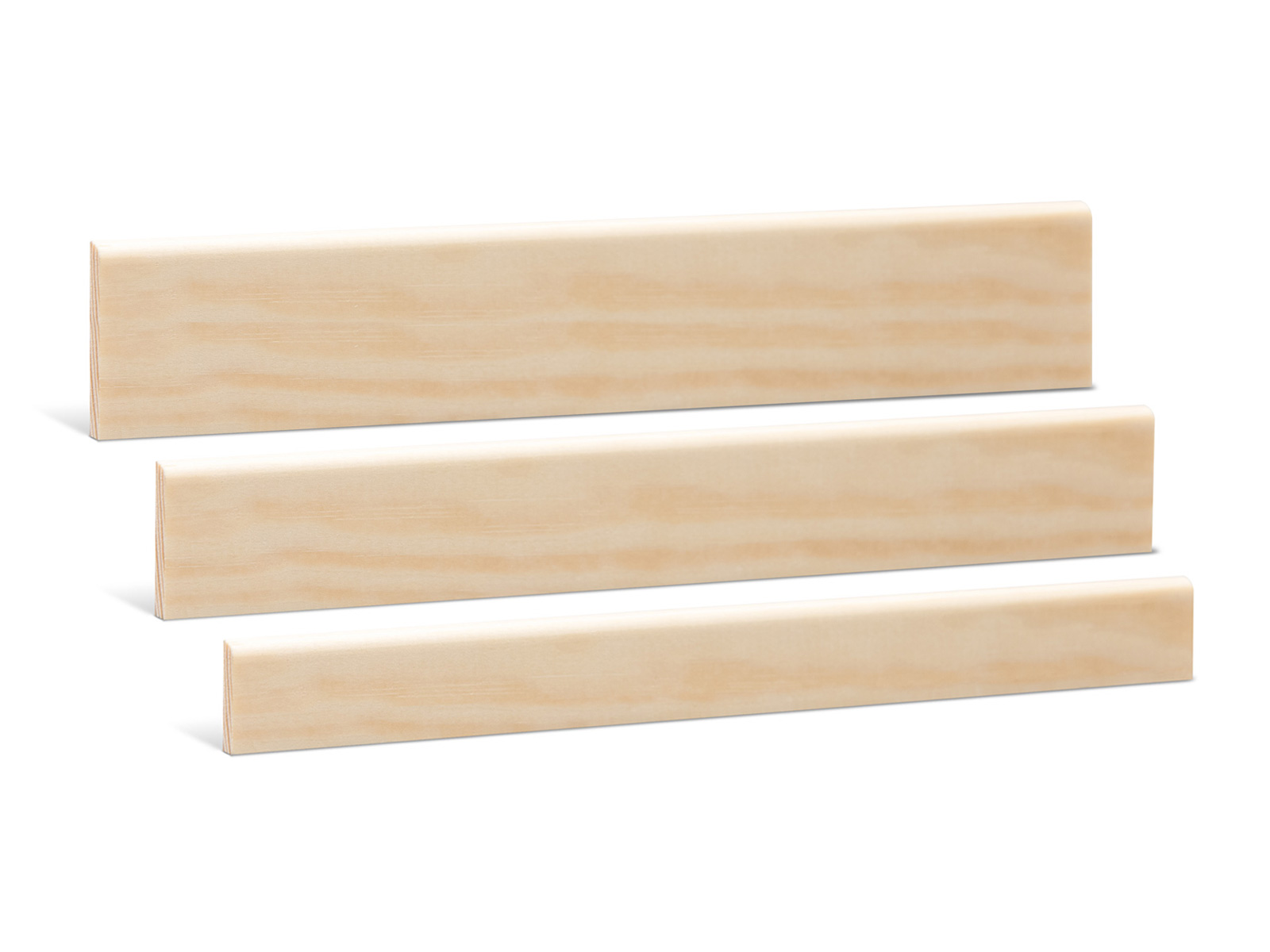 Tischkantleiste - Massive Holzleiste Kiefer roh