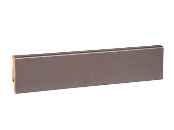 MEGA Sockelleiste MDF foliert - Anthrazit (16x58mm)