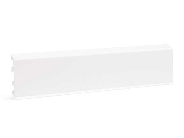 PVC Fußleiste weiß mit Dichtungslippe Primo (15x65mm)