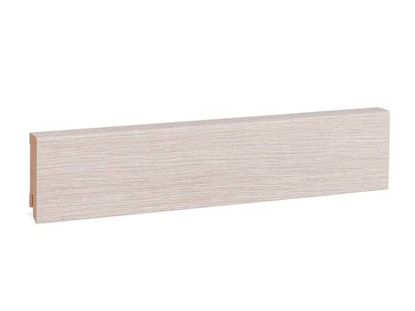 Modern MDF Laminat Fußleiste - Esche natur geölt (16x58mm)