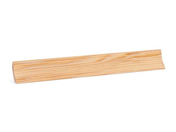 Schmetterlingsleiste Kiefer 29 x 29 mm - Massivholz roh