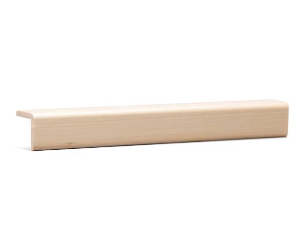 Winkelleiste Kiefer klar lackiert 27 x 27 mm - Massives Winkelprofil