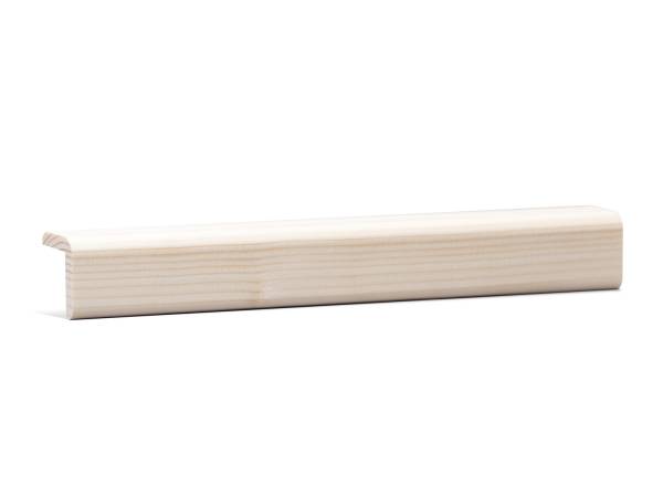 Winkelleiste Fichte 28 x 28 mm - Massivholz nordisch roh