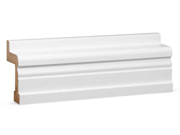 Heizungsrohrverkleidung 66 x 105 mm - Berliner Profil weiß RAL9016
