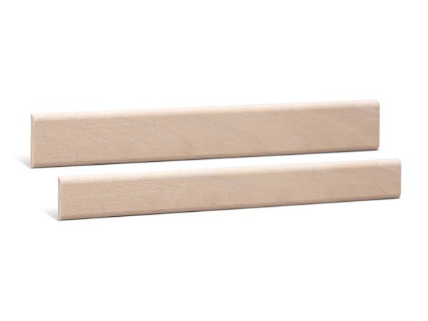 Tapetenleiste Buche 4 x 18 x 1.000 mm - Massive Holzleiste roh