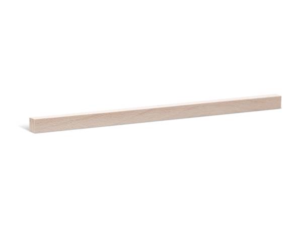 Vierkantleiste Buche 8 x 8 x 1.000 mm - Massive Holzleiste roh