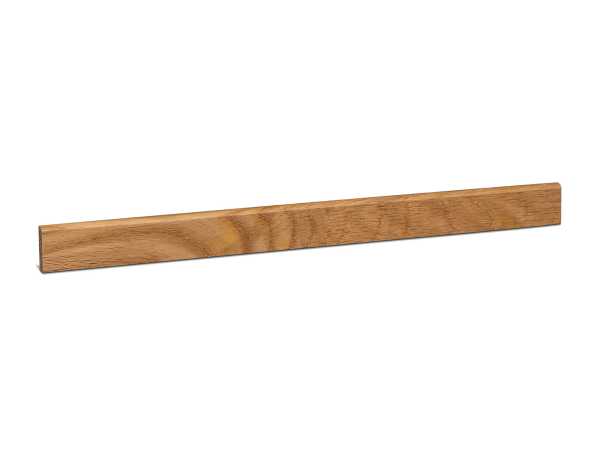 Deckleiste Eiche 5 x 22 mm - Massivholz klar lackiert