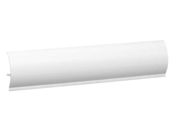 Kabelkanal Fußleiste MD-63 inkl. Grundprofil - weiß (26x63mm)