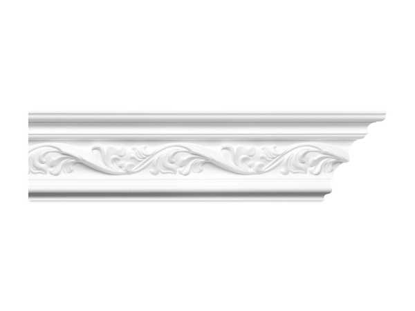 Deckenleiste Styropor Zierleiste Andrea (75x130mm)