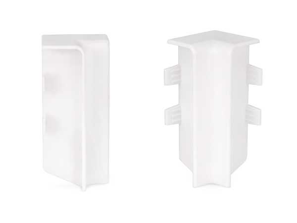 Innenecken für Modern Profil in weiß (2 Stück)