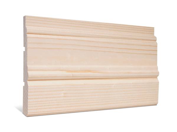 Profilierte Bekleidungsleiste Fichte roh, nordisch (21x117mm)