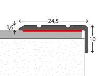 Vorschau: Prinz Winkelprofil Selbstklebend Edelstahl matt (24,5 x 1000 mm) Vorschau: Prinz Winkelprofil Selbstklebend Edelstahl matt (24,5 x 1000 mm)