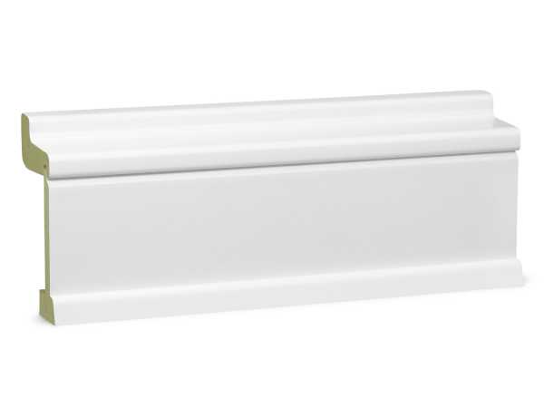 Feuchtraum Heizungsrohrabdeckung 60 x 113 mm - Weiß foliert RAL9016