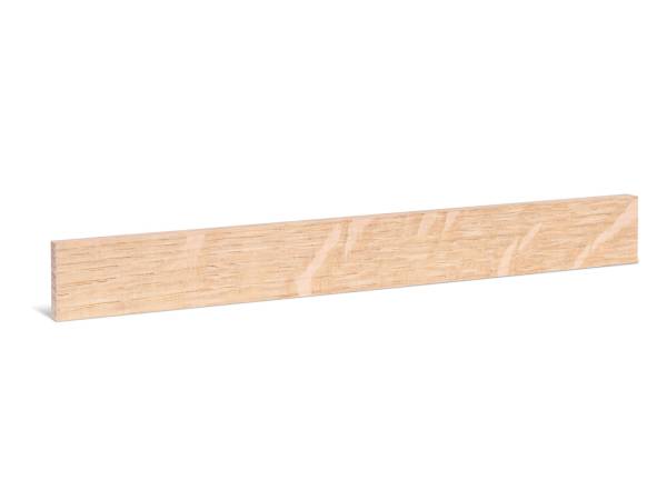 Rechteckleiste Eiche 5 x 20 mm - Massive Holzleiste roh
