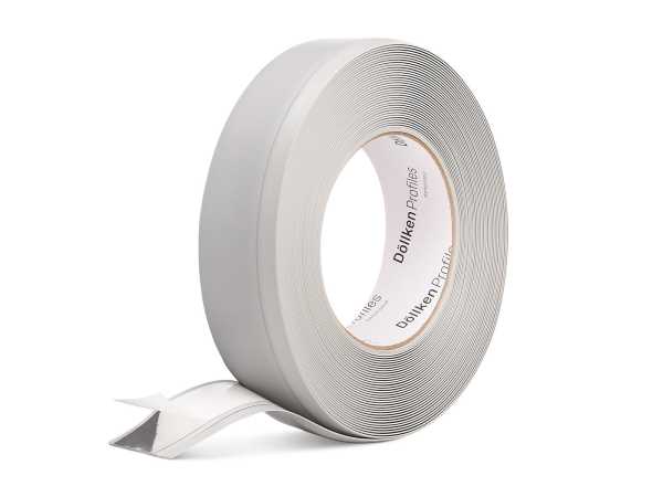 Döllken Weichsockelleiste basic selbstklebend, hellgrau 25 m