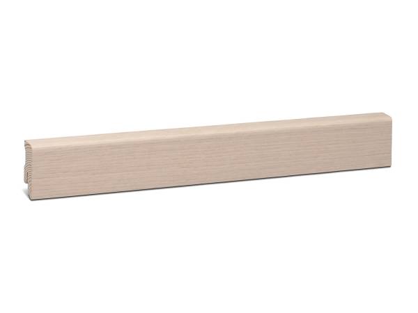 Modern Parkettleiste - Eiche Polar natur lackiert (16x40mm)
