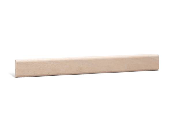 Tapetenleiste Buche 4 x 18 x 1.000 mm - Massive Holzleiste roh