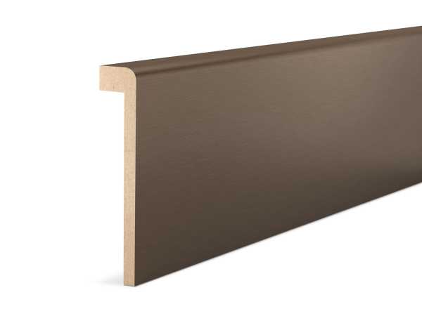 Südbrock Abdeckleiste für Fliesensockel 19 x 96 mm, MDF-Kern - Bronze